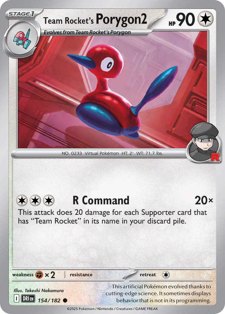 Team Rocket's Porygon2 (English)