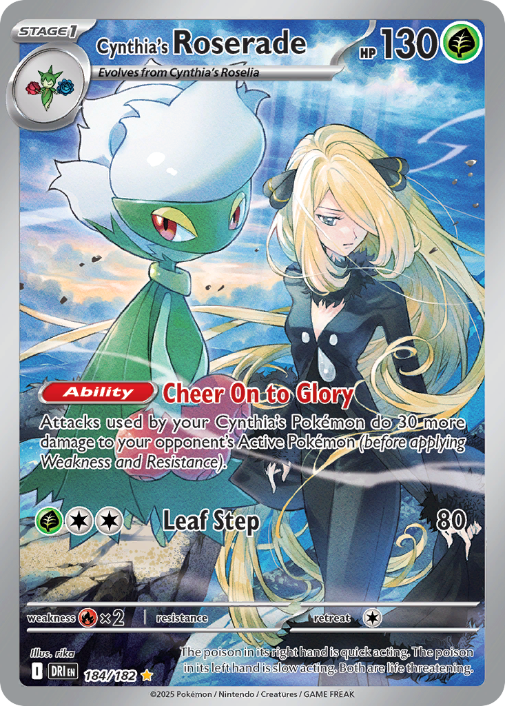 Cynthia's Roserade (IR) (English)
