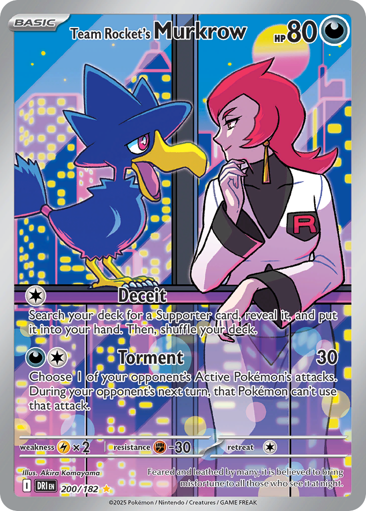 Team Rocket's Murkrow (IR) (English)