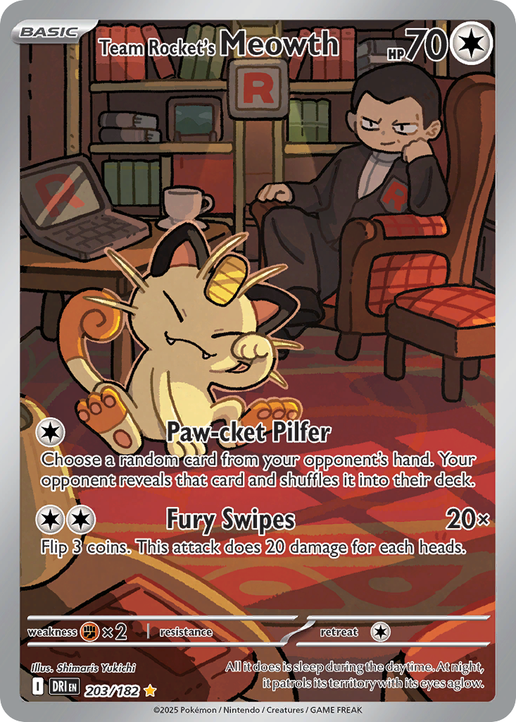 Team Rocket's Meowth (IR) (English)