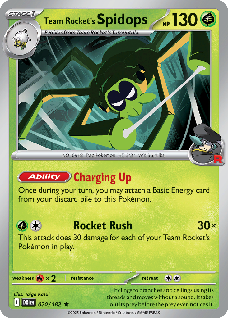 Team Rocket's Spidops (English)
