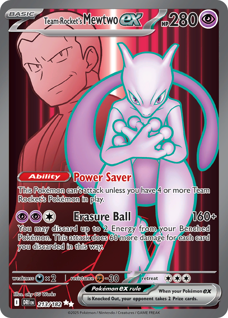 Team Rocket's Mewtwo ex (UR) (English)