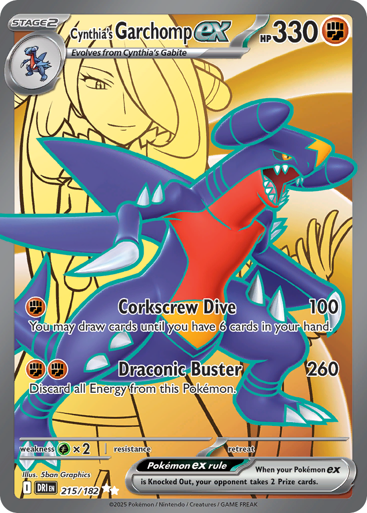 Cynthia's Garchomp ex (UR) (English)