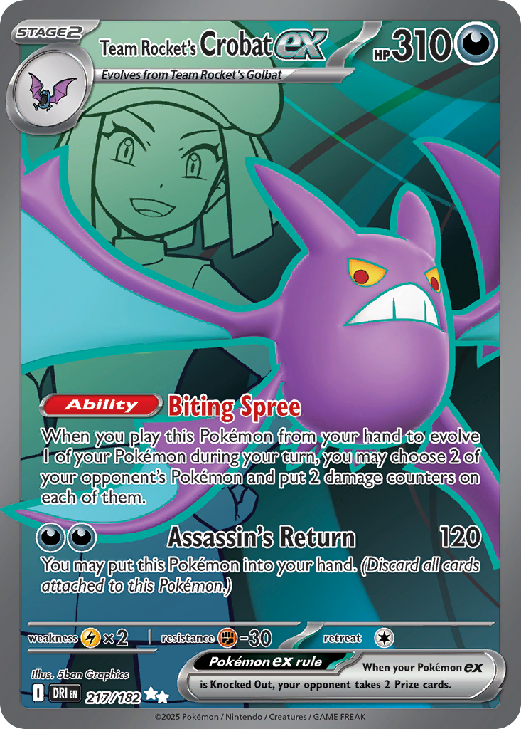 Team Rocket's Crobat ex (UR) (English)