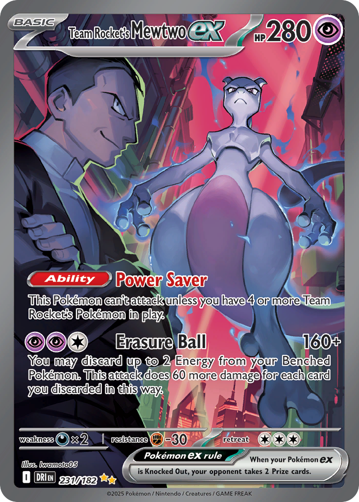 Team Rocket's Mewtwo ex (SAR) (English)