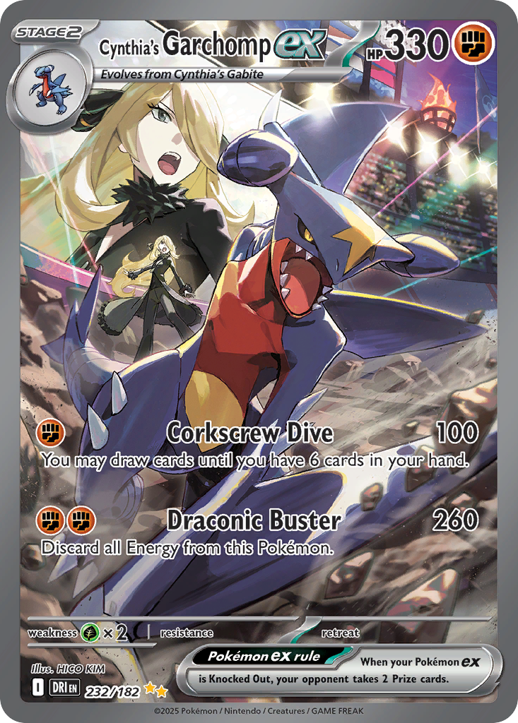 Cynthia's Garchomp ex (SAR) (English)