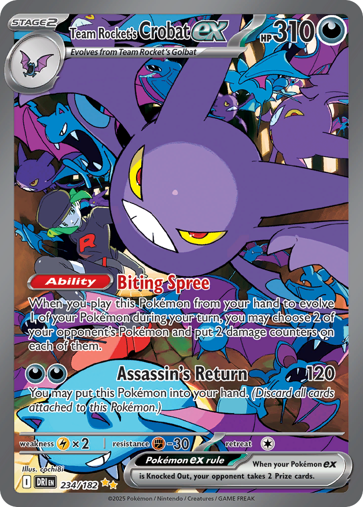 Team Rocket's Crobat ex (SAR) (English)