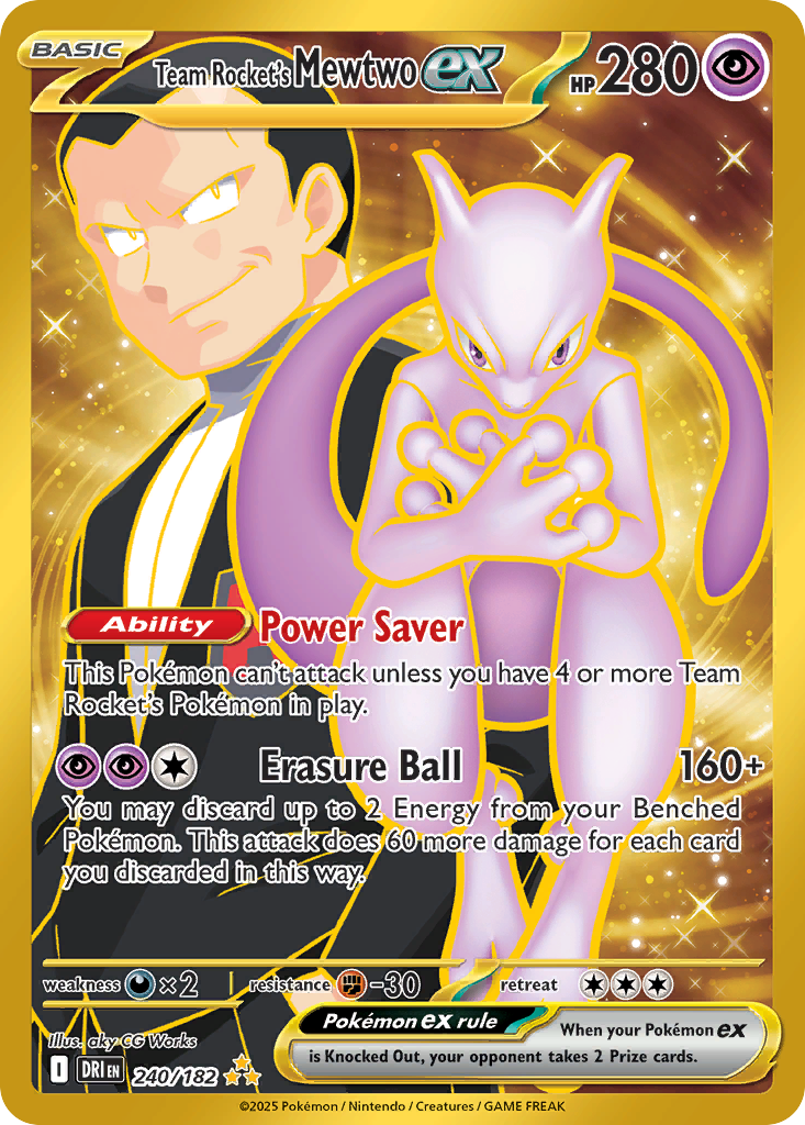 Team Rocket's Mewtwo ex (HR) (English)