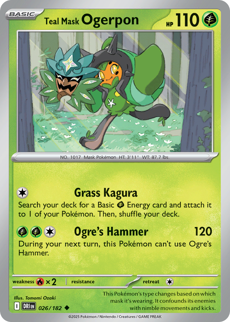 Teal Mask Ogerpon (English)