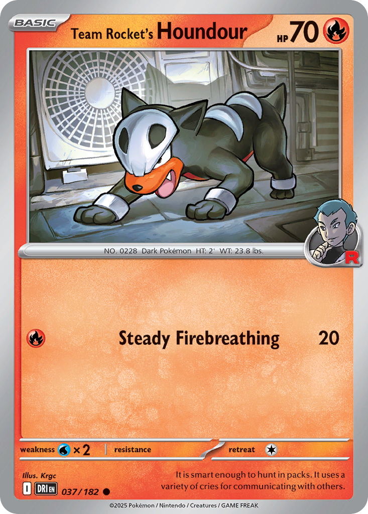 Team Rocket's Houndour (English)