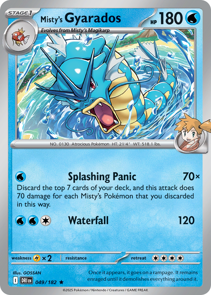 Misty's Gyarados (English)