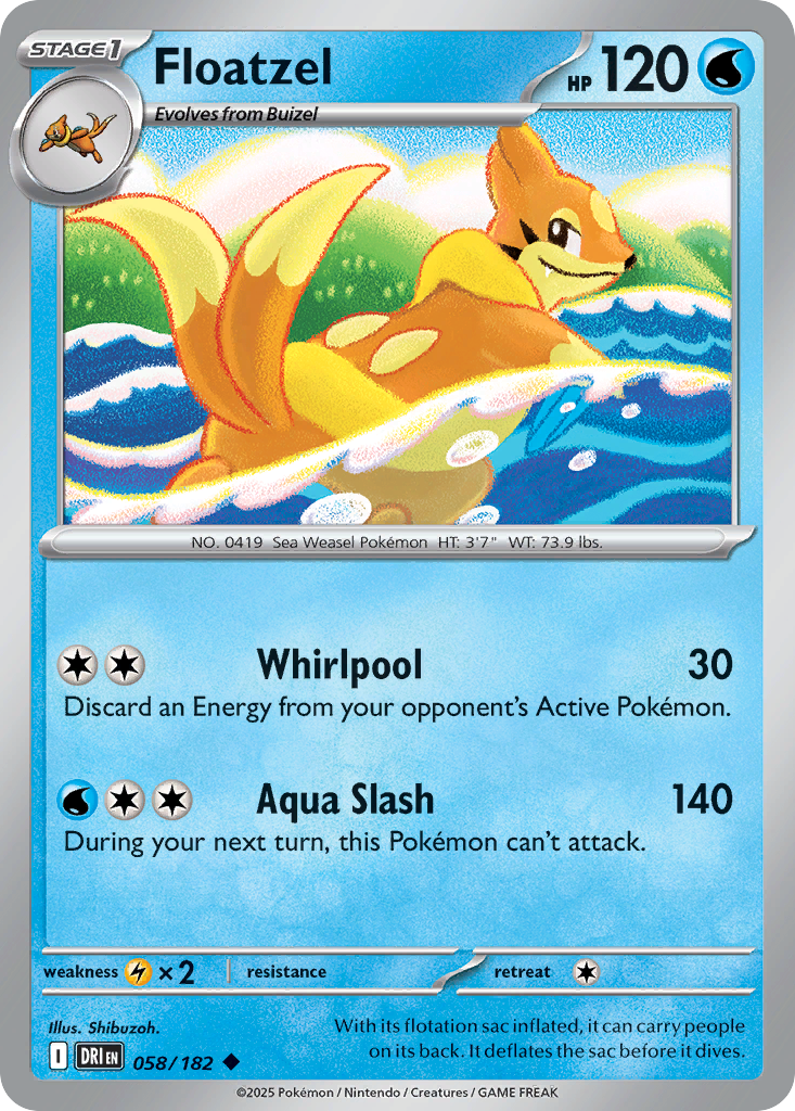 Floatzel (English)