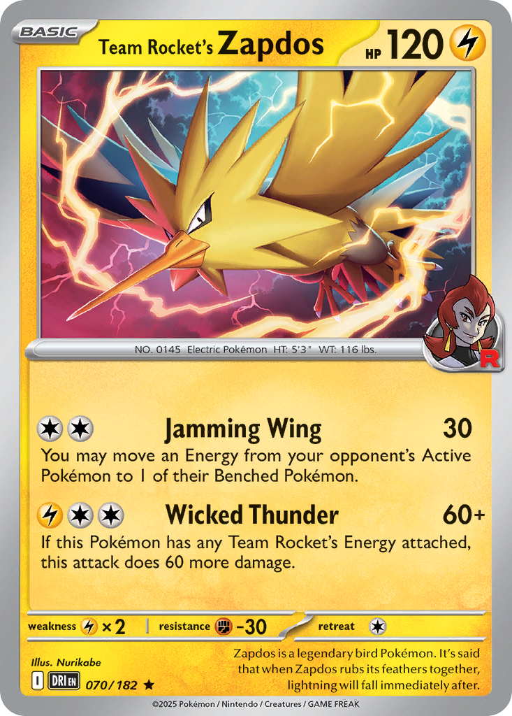 Team Rocket's Zapdos (English)