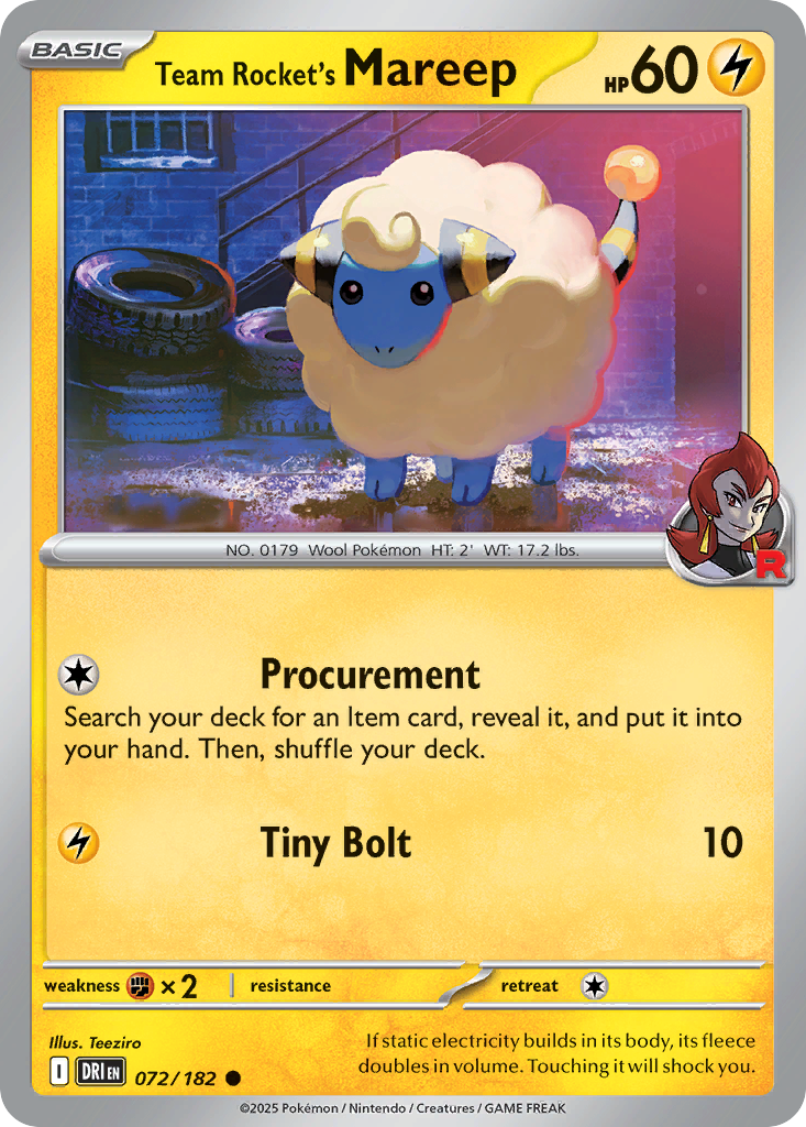 Team Rocket's Mareep (English)