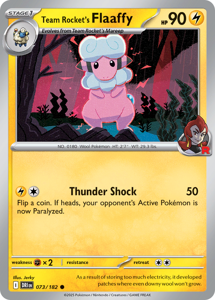 Team Rocket's Flaaffy (English)