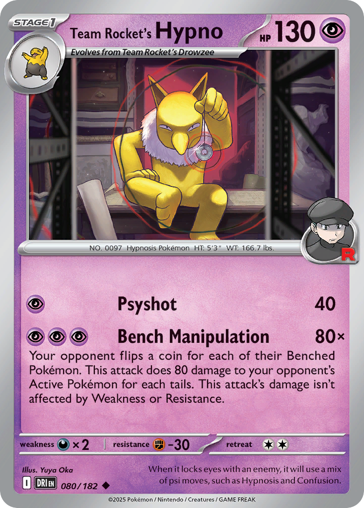 Team Rocket's Hypno (English)
