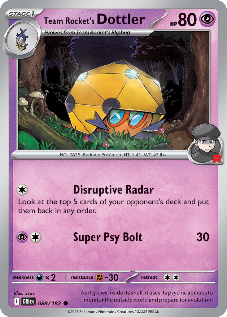 Team Rocket's Dottler (English)