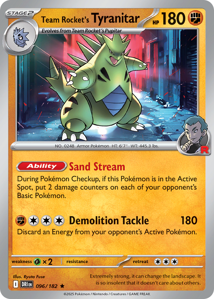 Team Rocket's Tyranitar (English)