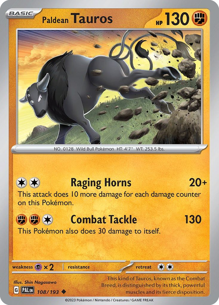 Paldean Tauros (English)