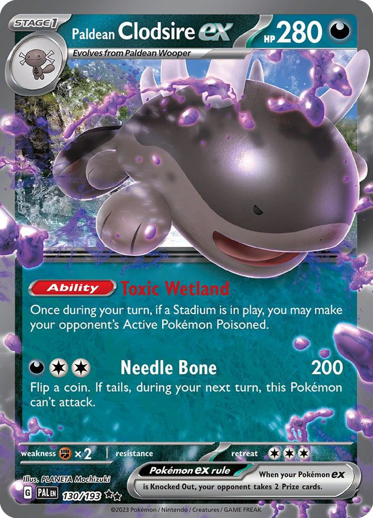 Paldean Clodsire ex (English)