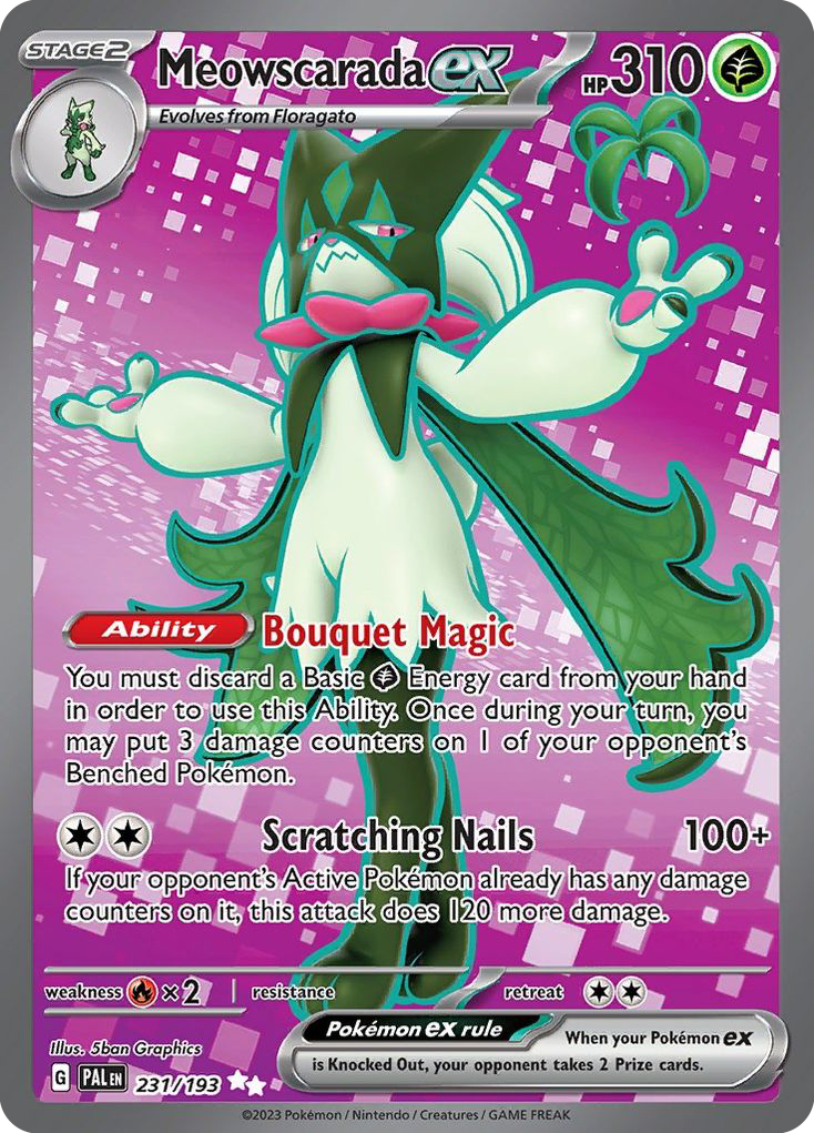 Meowscarada ex (UR) (English)