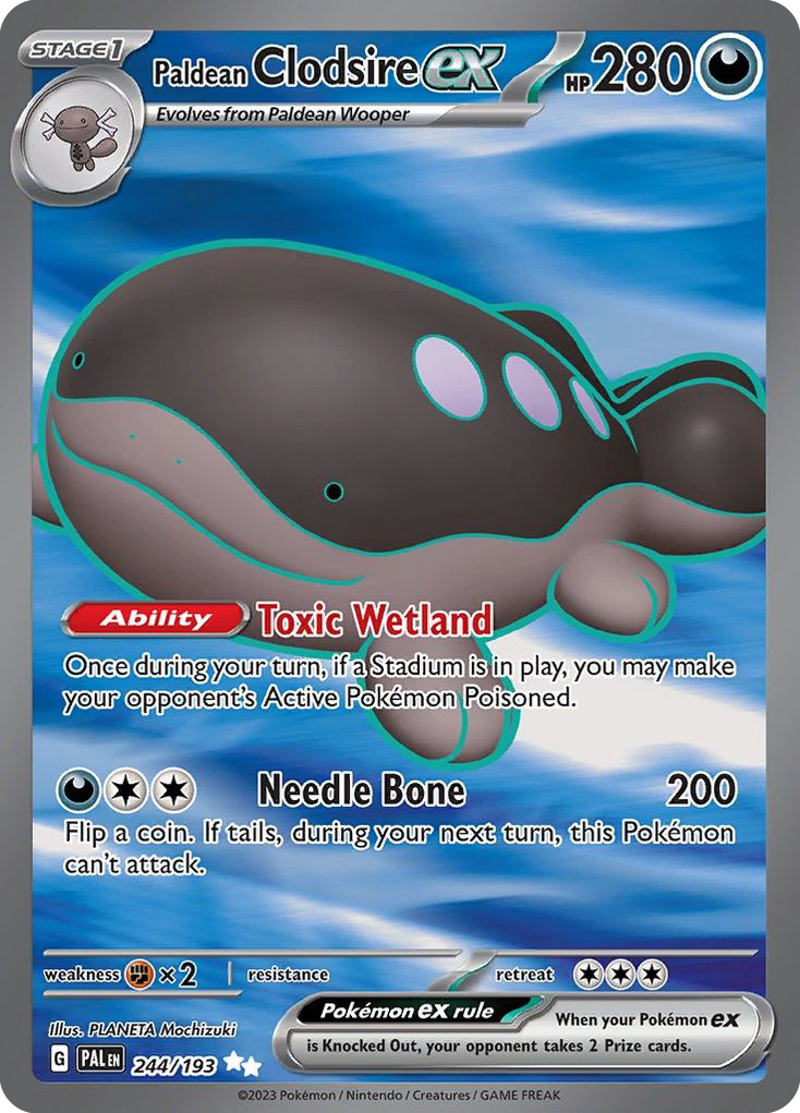 Paldean Clodsire ex (UR) (English)