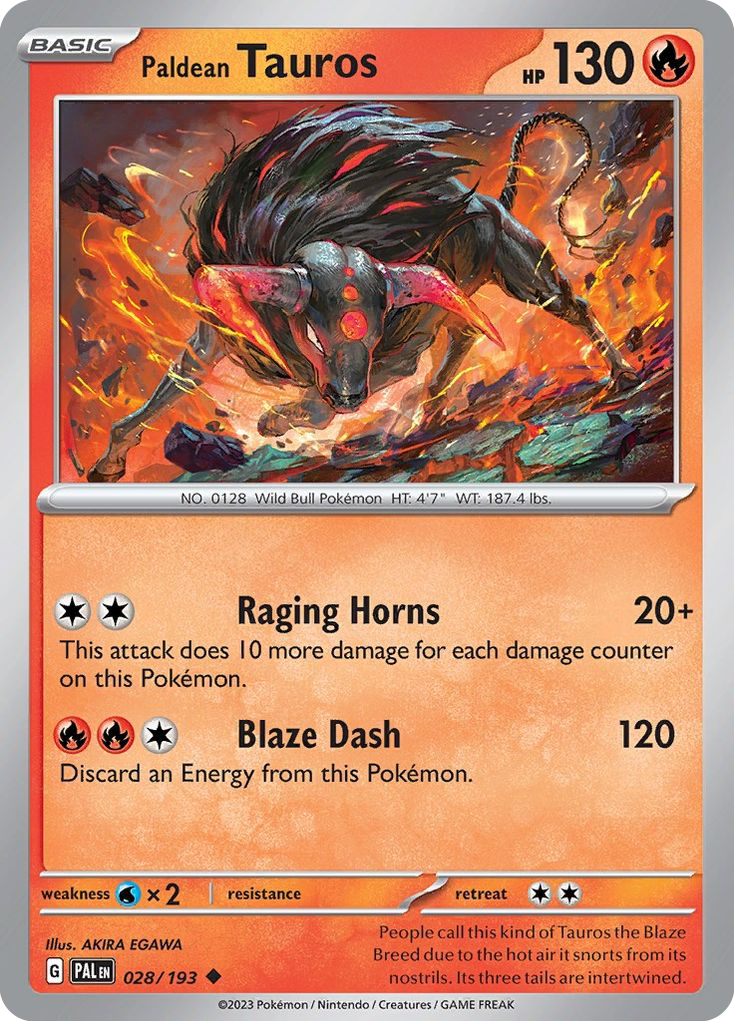Paldean Tauros (English)