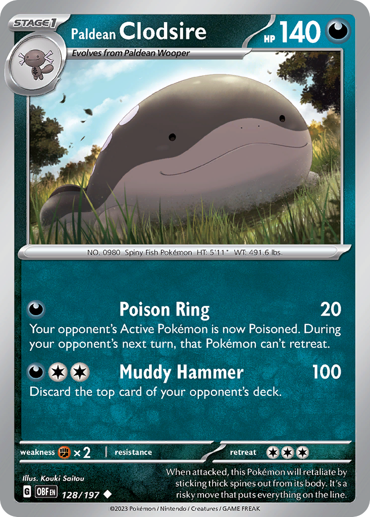 Paldean Clodsire (English)