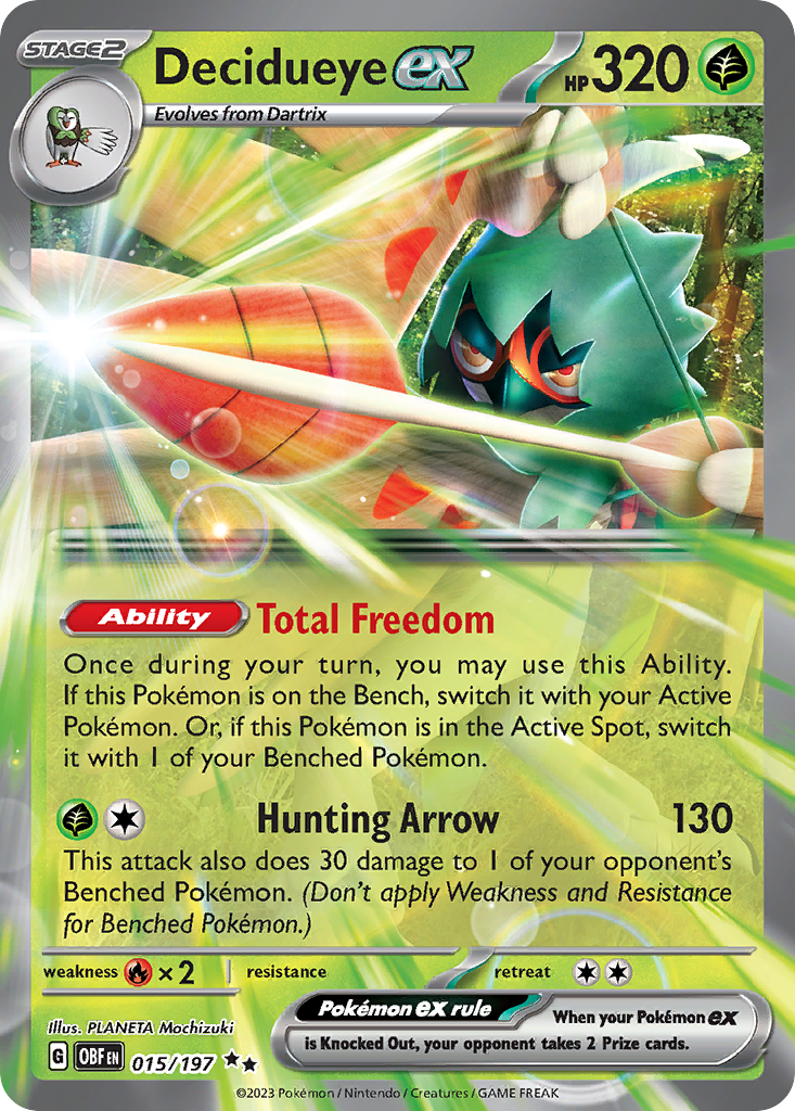 Decidueye ex (English)