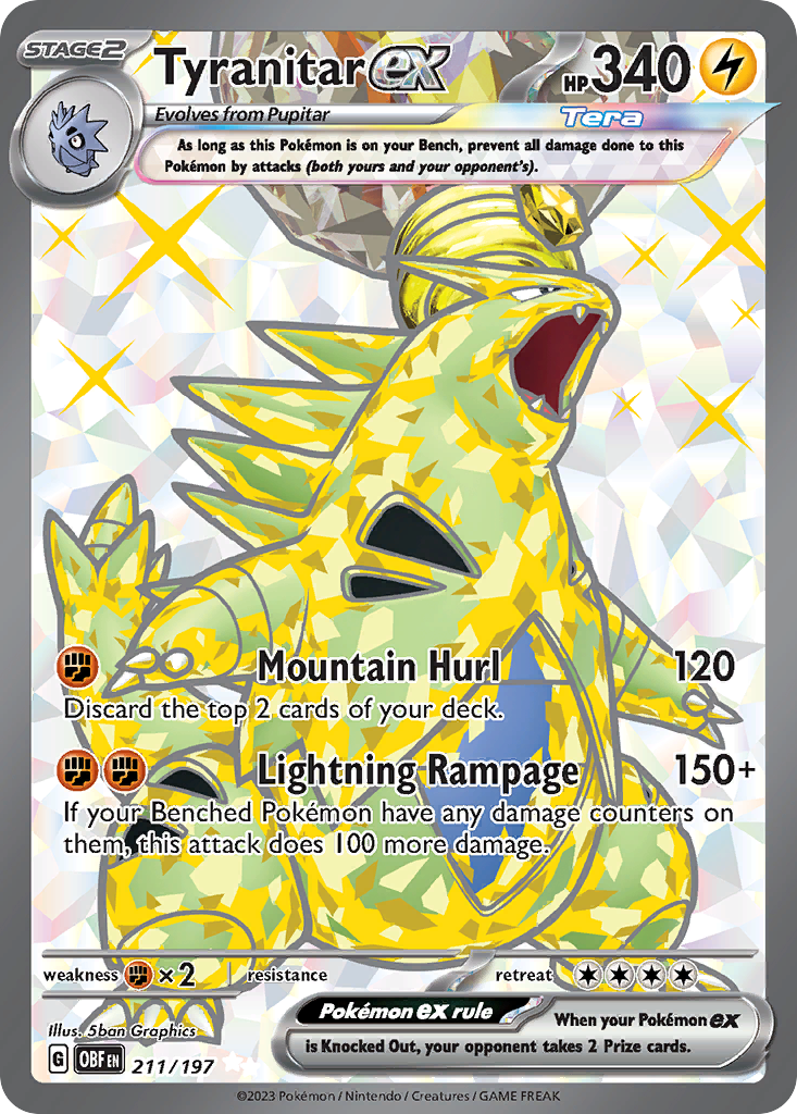 Tyranitar ex (UR) (English)