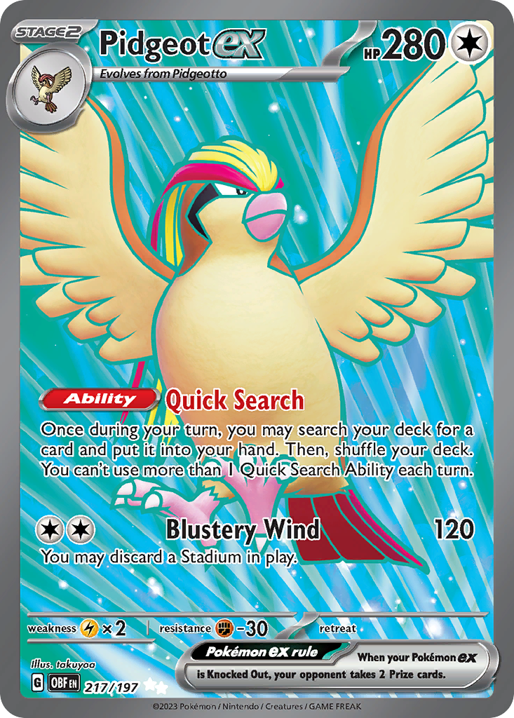 Pidgeot ex (UR) (English)
