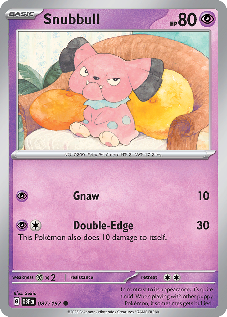Snubbull (English)