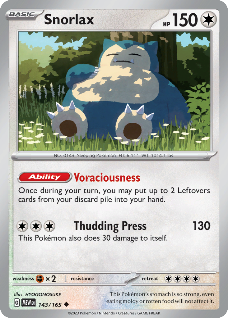 Snorlax (English)