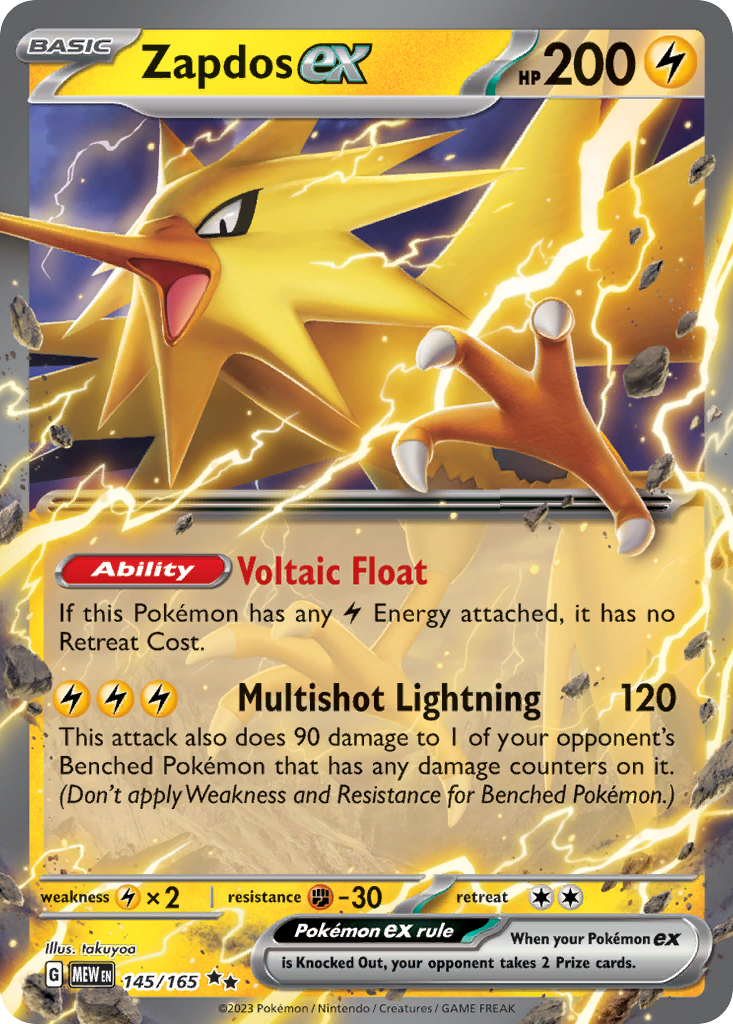 Zapdos ex (English)