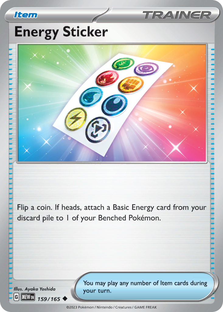 Energy Sticker (English)