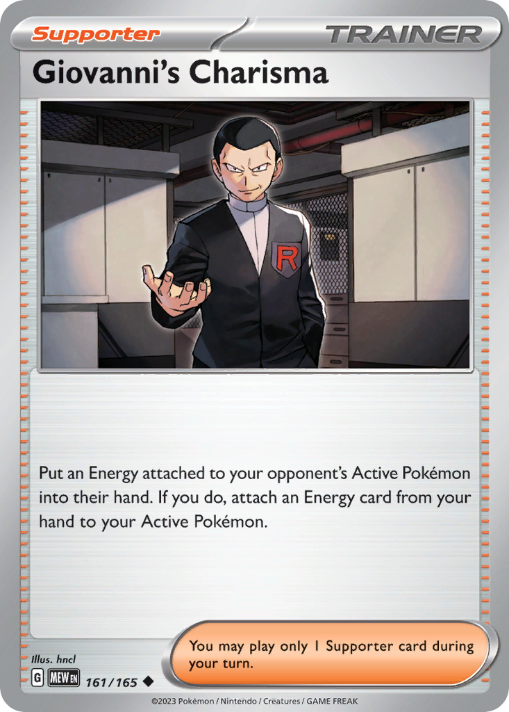 Giovanni's Charisma (English)