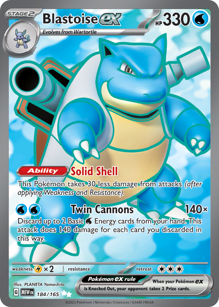 Blastoise ex (UR) (English)