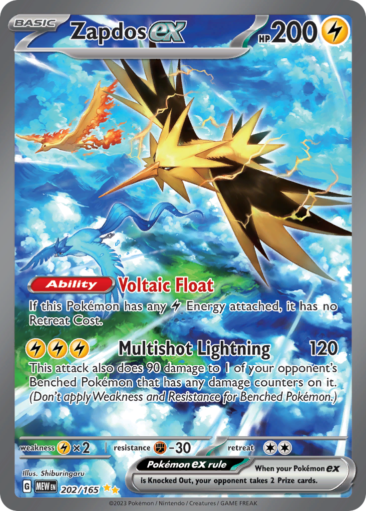 Zapdos ex (SAR) (English)