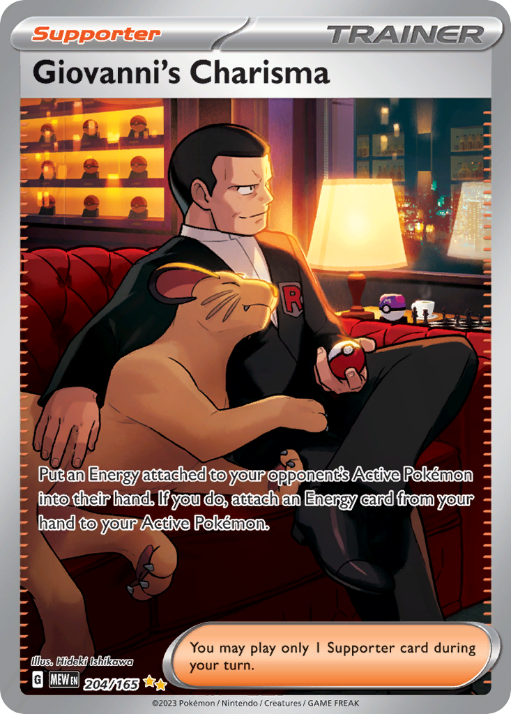 Giovanni's Charisma (SAR) (English)