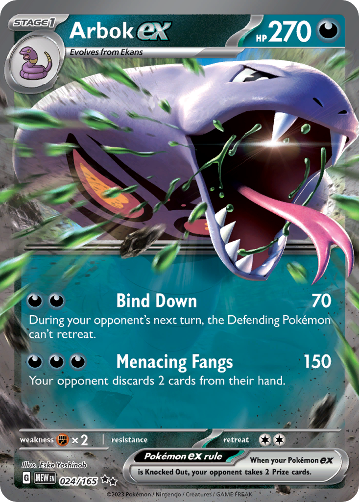 Arbok ex (English)