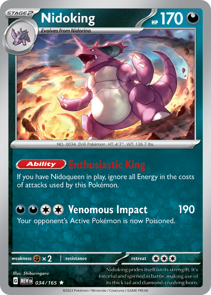 Nidoking (English)