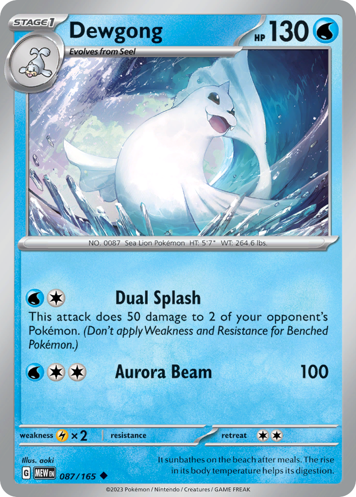 Dewgong (English)