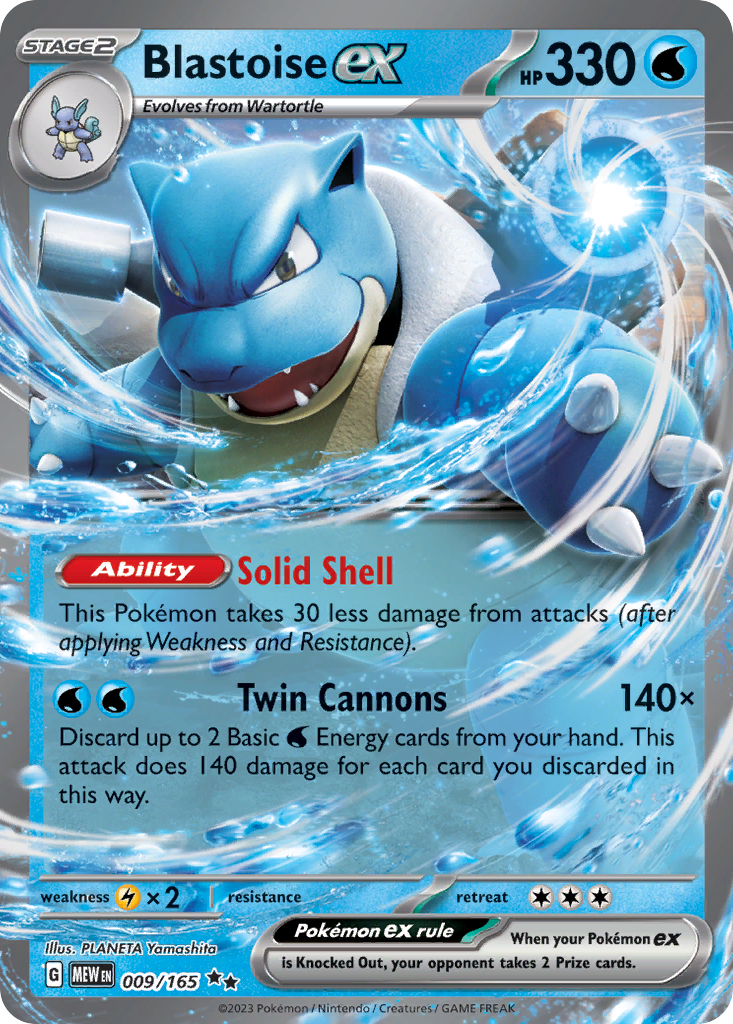 Blastoise ex (English)