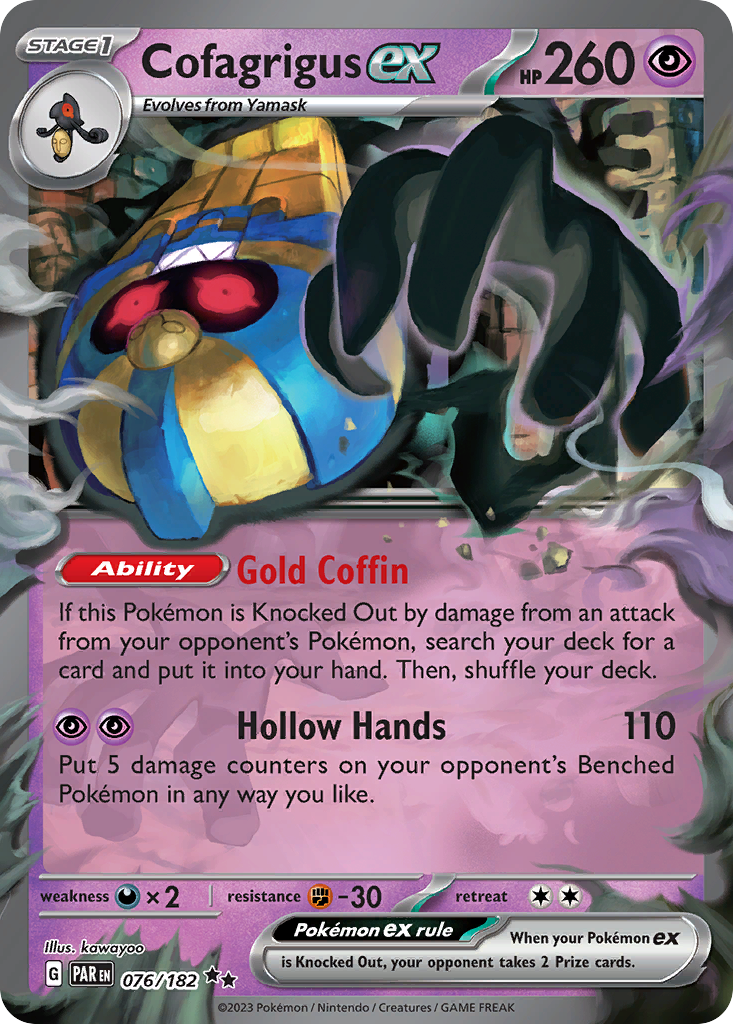 Cofagrigus ex (English)