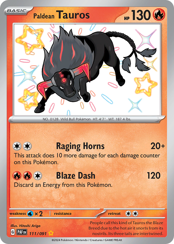 Paldean Tauros (English)