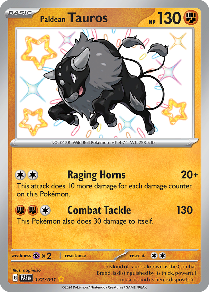 Paldean Tauros (English)