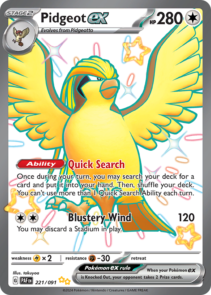 Pidgeot ex (English)