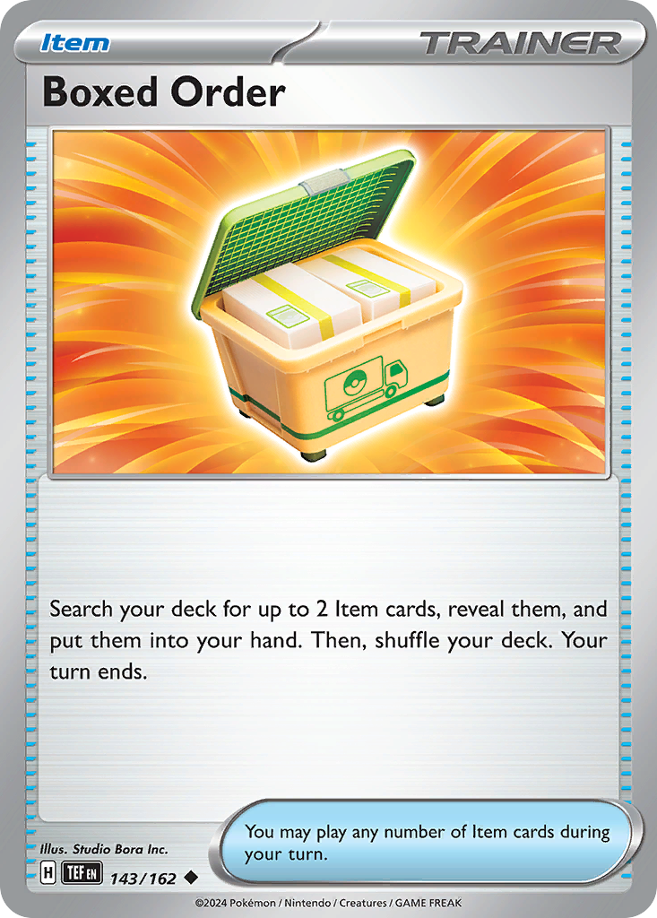 Boxed Order (English)