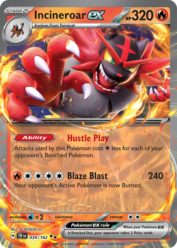 Incineroar ex (English)