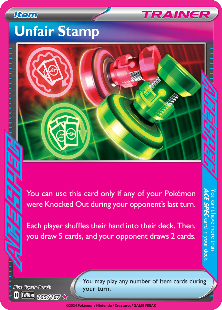 Unfair Stamp (English)